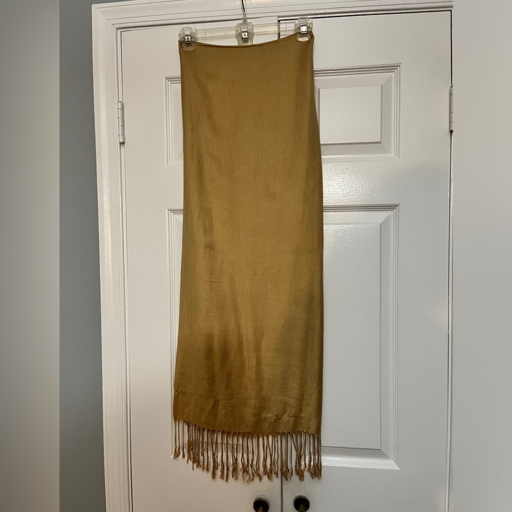Silk Cream Scarf
